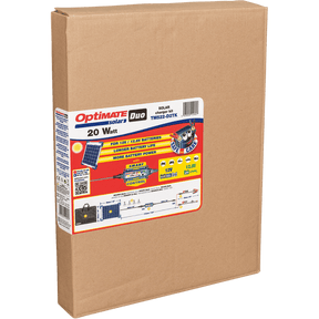 TECMATE OPTIMATE SLR DUO 20W TRVL (TM522 - D2TK) - DRIVEN Canada's Powersports 5425006144827TM522 - D2TK