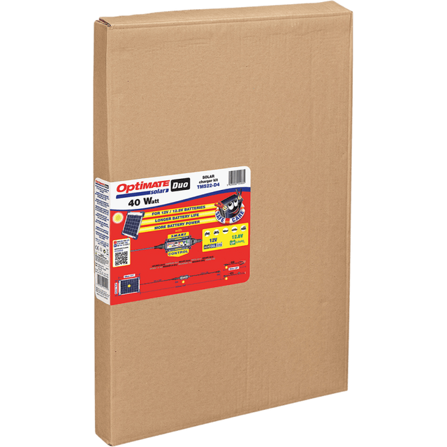 TECMATE OPTIMATE SOLAR DUO 40W (TM522 - D4) - DRIVEN Canada's Powersports 5425006144834TM522 - D4