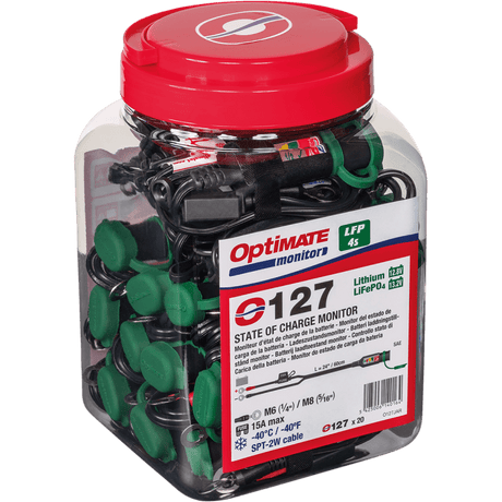 TECMATE SAE CABLE 1/4" 5/16" (M6 - M8) WITH LED DISP. (JAR OF 20) (O - 127JAR) - DRIVEN Canada's Powersports 107A127JARO - 127JAR