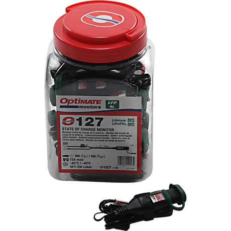 TECMATE SAE CABLE 1/4" 5/16" (M6 - M8) WITH LED DISP. (JAR OF 20) (O - 127JAR) - DRIVEN Canada's Powersports 107A127JARO - 127JAR