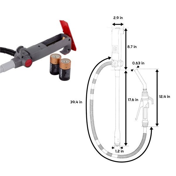 Tera Pump Battery Fuel Transfer Pump TREP01 - DRIVEN Canada's Powersports 81628102903220043