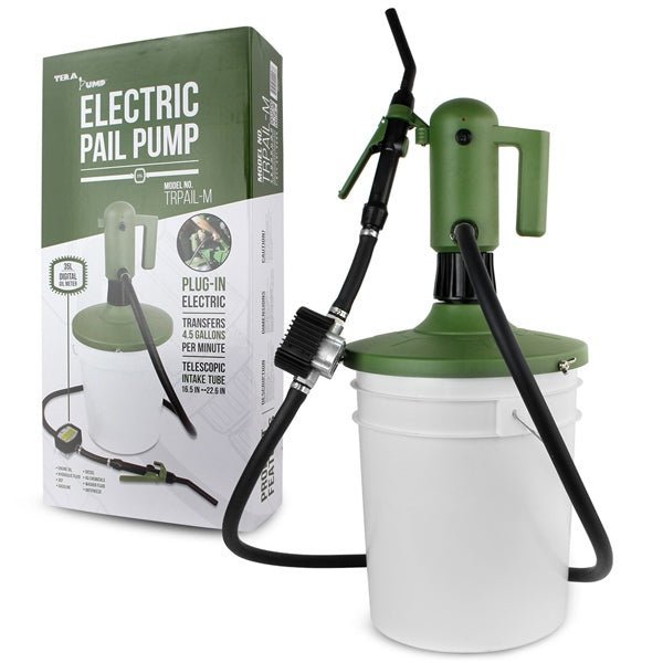 Tera Pump Electric Pail Pump And Oil Meter Trpail - M - DRIVEN Canada's Powersports 81628102943820107