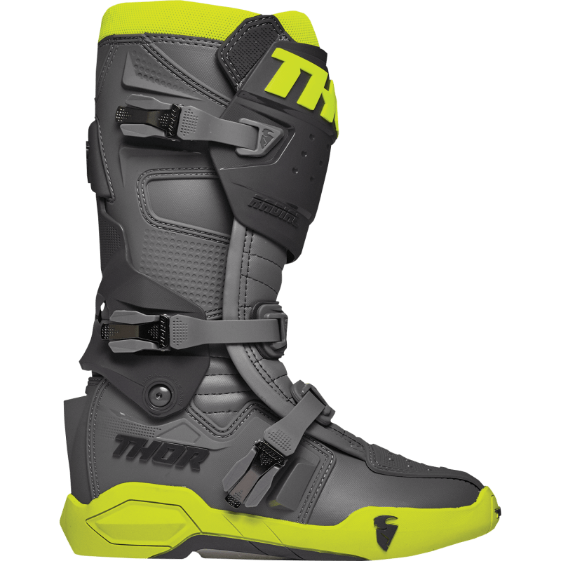 THOR BOOT RADIAL GY/FLO - Driven Powersports Inc.3410 - 2745