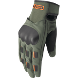 THOR GLOVE RANGE Army/Orange Front - Driven Powersports