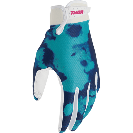 THOR GLOVES LAUNCHMODE BLEACH WHT/AQ - DRIVEN Canada's Powersports 3330 - 83253330 - 8325