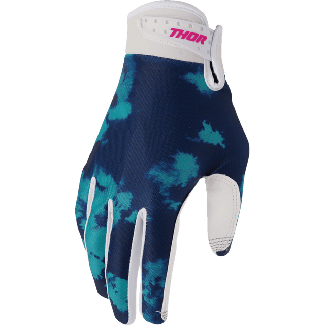 THOR GLOVES LAUNCHMODE BLEACH WHT/AQ - DRIVEN Canada's Powersports 3330 - 83253330 - 8325