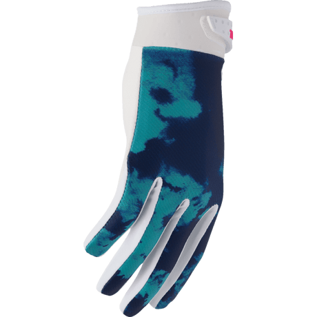 THOR GLOVES LAUNCHMODE BLEACH WHT/AQ - DRIVEN Canada's Powersports 3330 - 83253330 - 8325