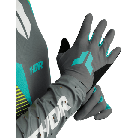 THOR GLOVES WMN SPORTMODE ICONIC GY/AQ - DRIVEN Canada's Powersports 3331 - 02803331 - 0280