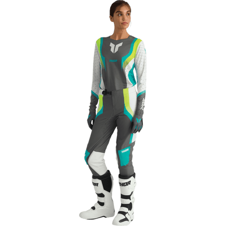 THOR GLOVES WMN SPORTMODE ICONIC GY/AQ - DRIVEN Canada's Powersports 3331 - 02803331 - 0280