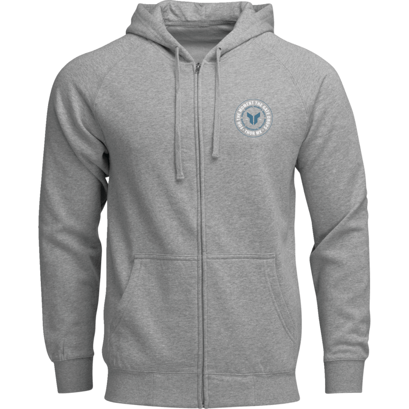 THOR HOODIE ZIP UP BADGE HTR - DRIVEN Canada's Powersports 3050 - 70233050 - 7023