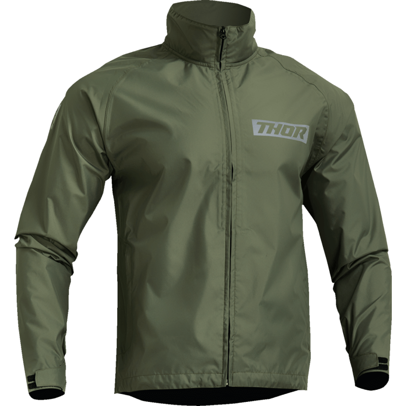 THOR JACKET PACK Army Green Front - Driven Powersports