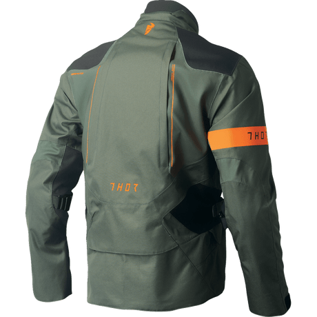 THOR JACKET RANGE Army/Orange Back - Driven Powersports