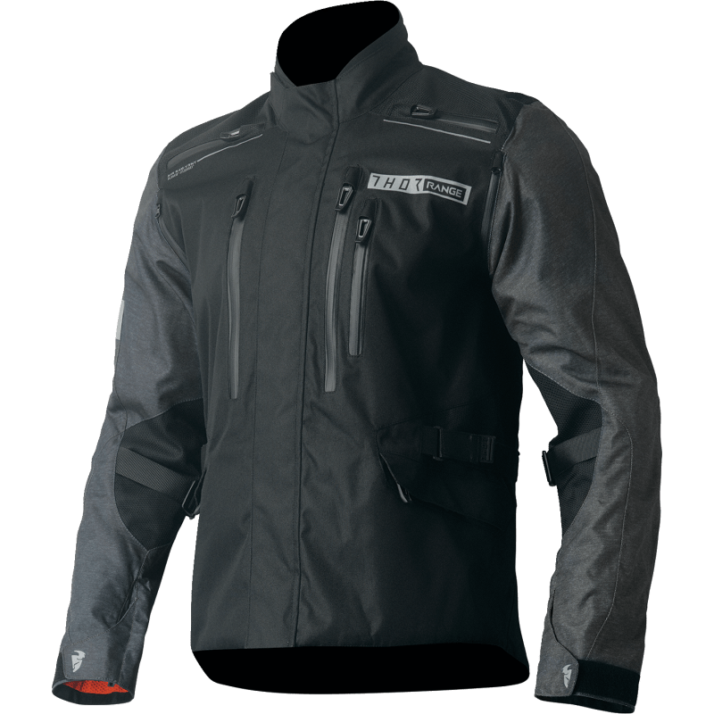 THOR JACKET RANGE Black/Heather Front - Driven Powersports