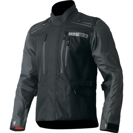 THOR JACKET RANGE Black/Heather Front - Driven Powersports