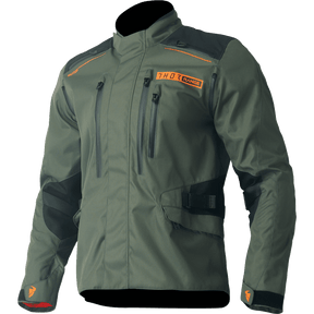 THOR JACKET RANGE Army/Orange Front - Driven Powersports