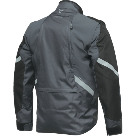 THOR JACKET TERRAIN Charcoal Back - Driven Powersports