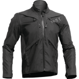 THOR JACKET TERRAIN Black/Charcoal Front - Driven Powersports