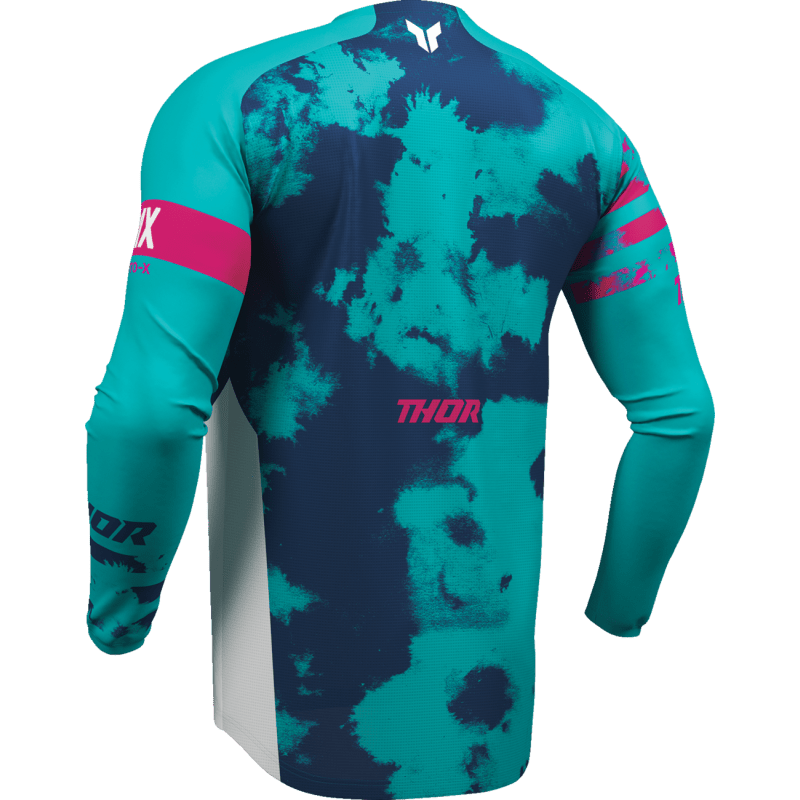 THOR JERSEY LAUNCHMODE BLEACH WHT/AQ - DRIVEN Canada's Powersports 2910 - 84062910 - 8406