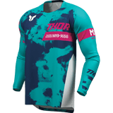 THOR JERSEY LAUNCHMODE BLEACH WHT/AQ - DRIVEN Canada's Powersports 2910 - 84062910 - 8406