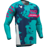 THOR JERSEY LAUNCHMODE BLEACH WHT/AQ - DRIVEN Canada's Powersports 2910 - 84062910 - 8406