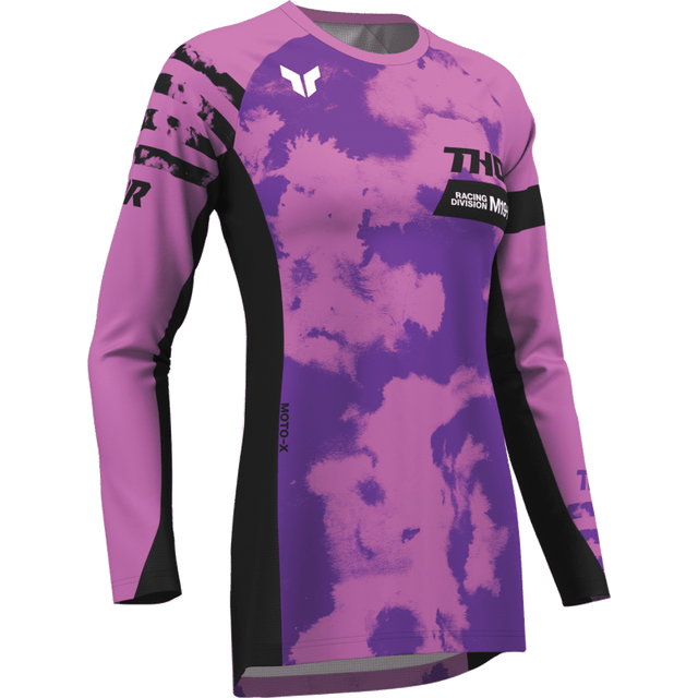 THOR JERSEY WMN LAUNCHMODE BLEACH BLK/ORC - DRIVEN Canada's Powersports 2911 - 03402911 - 0340