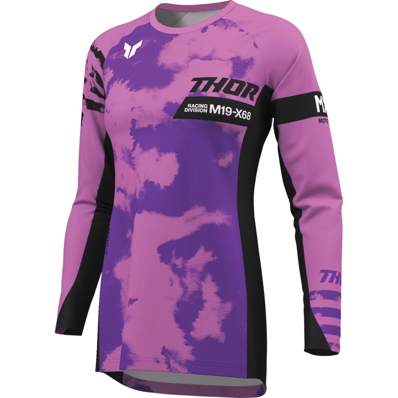 THOR JERSEY WMN LAUNCHMODE BLEACH BLK/ORC - DRIVEN Canada's Powersports 2911 - 03402911 - 0340