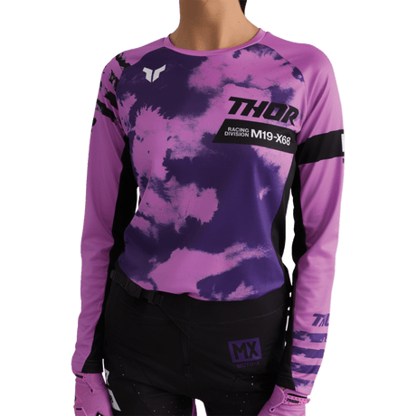 THOR JERSEY WMN LAUNCHMODE BLEACH BLK/ORC - DRIVEN Canada's Powersports 2911 - 03412911 - 0341