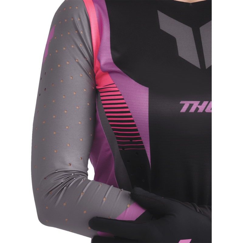 THOR JERSEY WMN SPORTMODE VELOCITY BLK/ORC - DRIVEN Canada's Powersports 2911 - 03302911 - 0330