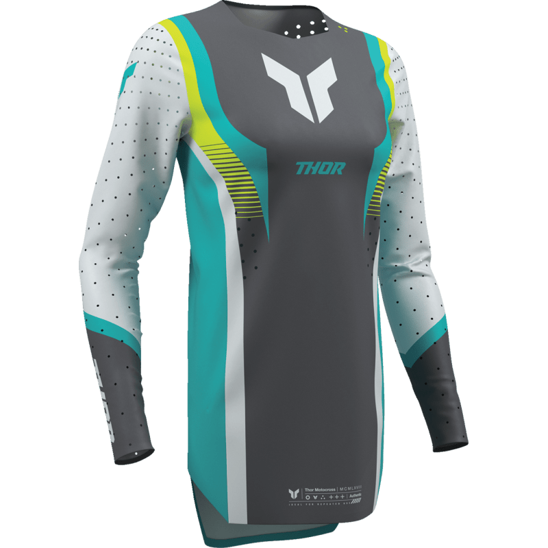 THOR JERSEY WMN SPORTMODE VELOCITY GY/AQ - DRIVEN Canada's Powersports 2911 - 03352911 - 0335