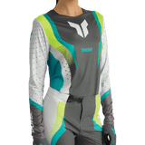 THOR JERSEY WMN SPORTMODE VELOCITY GY/AQ - DRIVEN Canada's Powersports 2911 - 03352911 - 0335