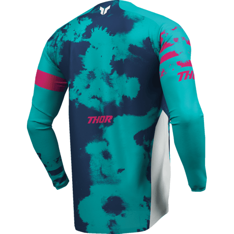 THOR JERSEY YTH LAUNCHMODE BLEACH WT/AQ - DRIVEN Canada's Powersports 2912 - 25842912 - 2584
