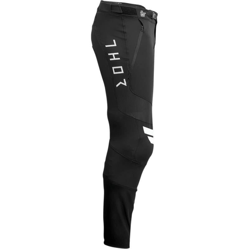 THOR PANT THOR ASSIST Black Right Side - Driven Powersports
