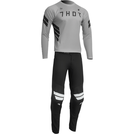 THOR PANT THOR ASSIST Black Front - Driven Powersports