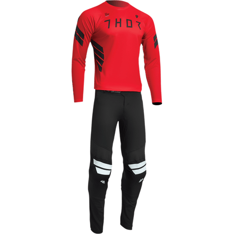 THOR PANT THOR ASSIST Black Front - Driven Powersports