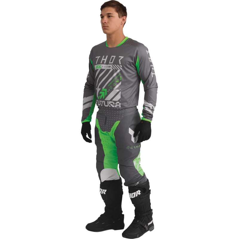 THOR PANT LAUNCHMODE FUTURA CHAR/GRN - DRIVEN Canada's Powersports 2901 - 123032901 - 12303