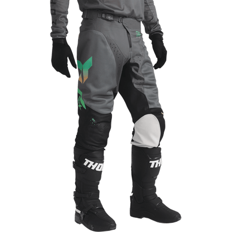 THOR PANT LAUNCHMODE - VENT RAPTOR BLK/CHAR - DRIVEN Canada's Powersports 2901 - 123492901 - 12349