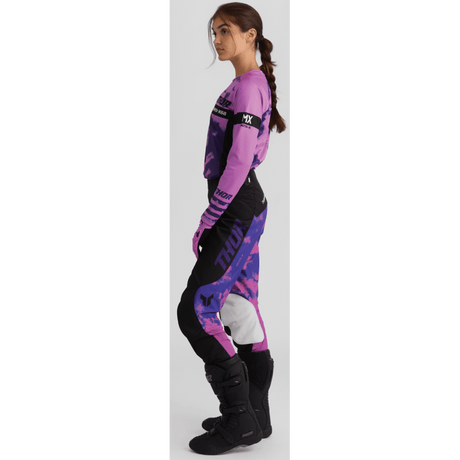 THOR PANT WMN LAUNCHMODE BLEACH BLK/ORCH - DRIVEN Canada's Powersports 2902 - 04292902 - 0429