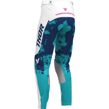 THOR PANT WMN LAUNCHMODE BLEACH WHT/AQ - DRIVEN Canada's Powersports 2902 - 04172902 - 0417