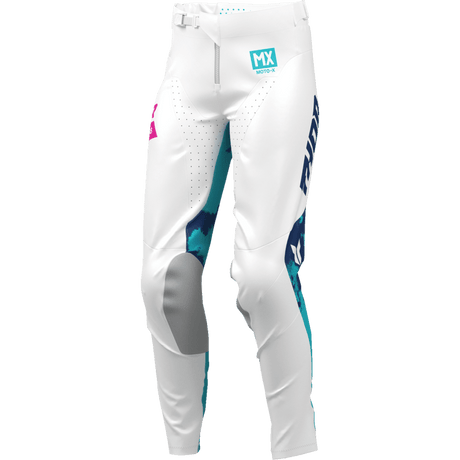 THOR PANT WMN LAUNCHMODE BLEACH WHT/AQ - DRIVEN Canada's Powersports 2902 - 04172902 - 0417