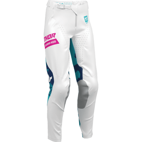 THOR PANT WMN LAUNCHMODE BLEACH WHT/AQ - DRIVEN Canada's Powersports 2902 - 04172902 - 0417
