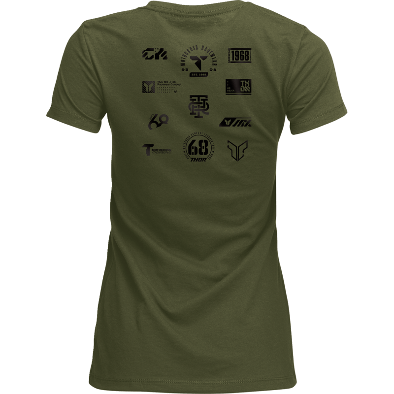 THOR TEE WOMENS PATCHED UP MIL - DRIVEN Canada's Powersports 3031 - 43343031 - 4334