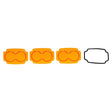 TIGER LIGHTS MOJAVE - AMBER - LENS - 2X3 - TLM2X3ALP - Driven Powersports Inc.TLM2X3 - ALP