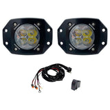 TIGER LIGHTS MOJAVE - 3 - FLUSH - MOUNT - LIGHT - KIT - HARNESS - TLM3FMKIT - Driven Powersports Inc.TLM3 - FM - KIT