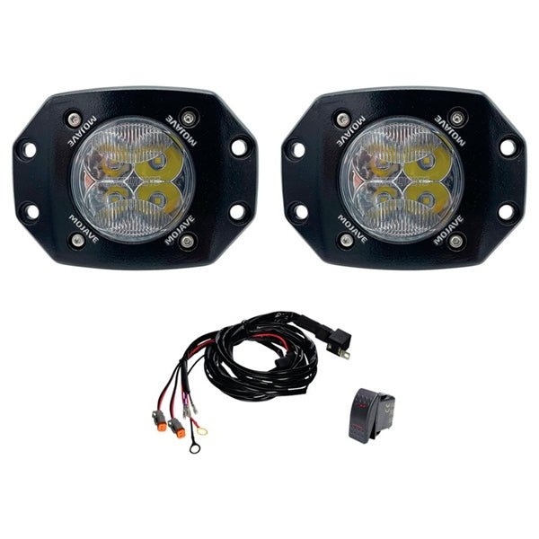 TIGER LIGHTS MOJAVE - 3 - FLUSH - MOUNT - LIGHT - KIT - HARNESS - TLM3FMKIT - Driven Powersports Inc.TLM3 - FM - KIT