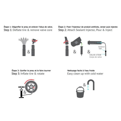 TIREJECT TIRE SEALANT APPLICATOR 2OZ (705105919317) - DRIVEN Canada's Powersports 705105919317705105919317