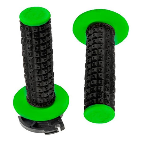 Torc1 Defy Enduro MX Lock On Grips Black/Green Includes - DRIVEN Canada's Powersports 9999990146652650-0208