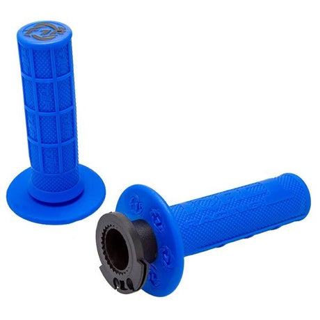 Torc1 Defy Hole Shot MX Lock On Grips 1/2 Waffle Green/Includes - DRIVEN Canada's Powersports 9999990129063750-0302