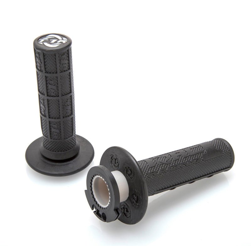Torc1 Defy Hole Shot MX Lock On Grips 1/2 Waffle Green/Includes - DRIVEN Canada's Powersports 9999990127533750-0502