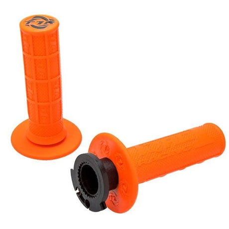 Torc1 Defy Hole Shot MX Lock On Grips 1/2 Waffle Green/Includes - DRIVEN Canada's Powersports 9999990127533750-0502