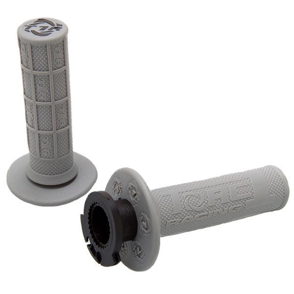 Torc1 Defy Hole Shot MX Lock On Grips 1/2 Waffle Green/Includes - DRIVEN Canada's Powersports 9999990127603750-0702